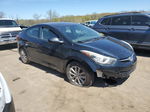 2014 Hyundai Elantra Se Black vin: KMHDH4AE1EU082750