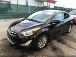 2014 Hyundai Elantra Se Черный vin: KMHDH4AE1EU104942