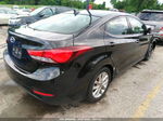 2014 Hyundai Elantra Se Black vin: KMHDH4AE1EU104942