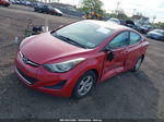 2014 Hyundai Elantra Se Red vin: KMHDH4AE1EU128917