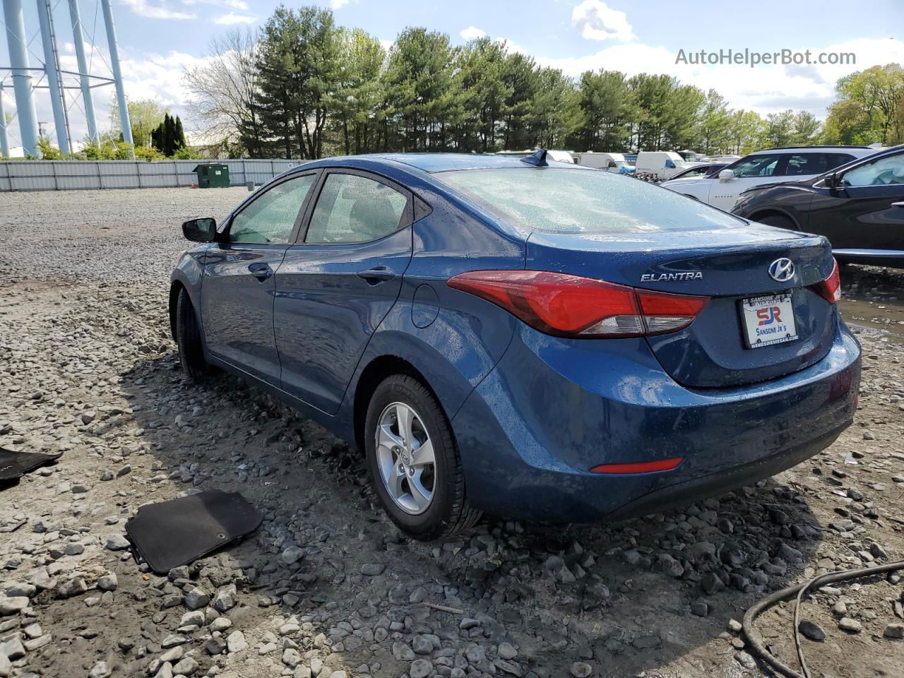 2015 Hyundai Elantra Se Blue vin: KMHDH4AE1FU224256