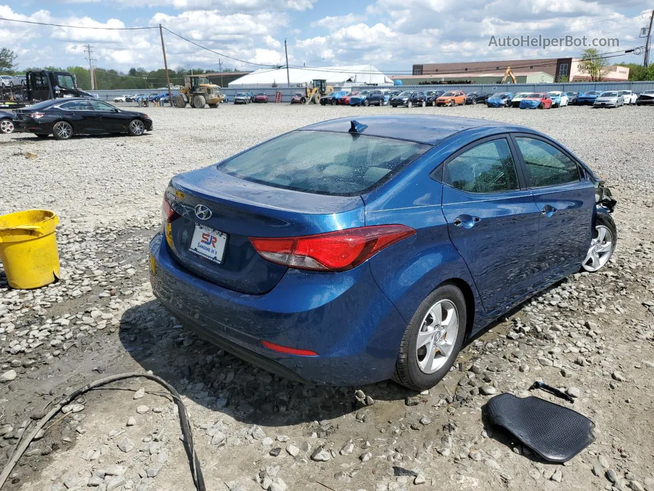 2015 Hyundai Elantra Se Blue vin: KMHDH4AE1FU224256