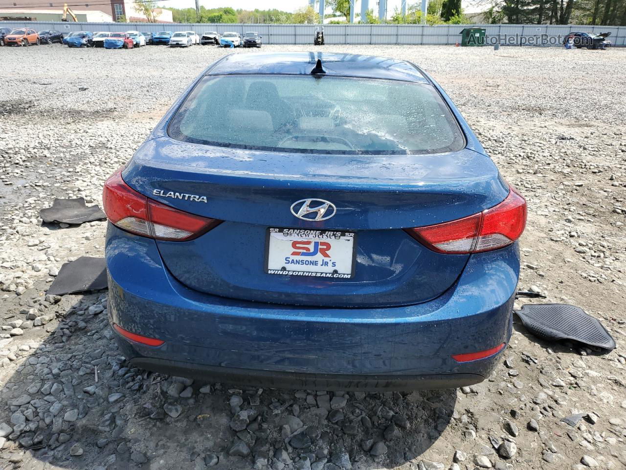 2015 Hyundai Elantra Se Blue vin: KMHDH4AE1FU224256