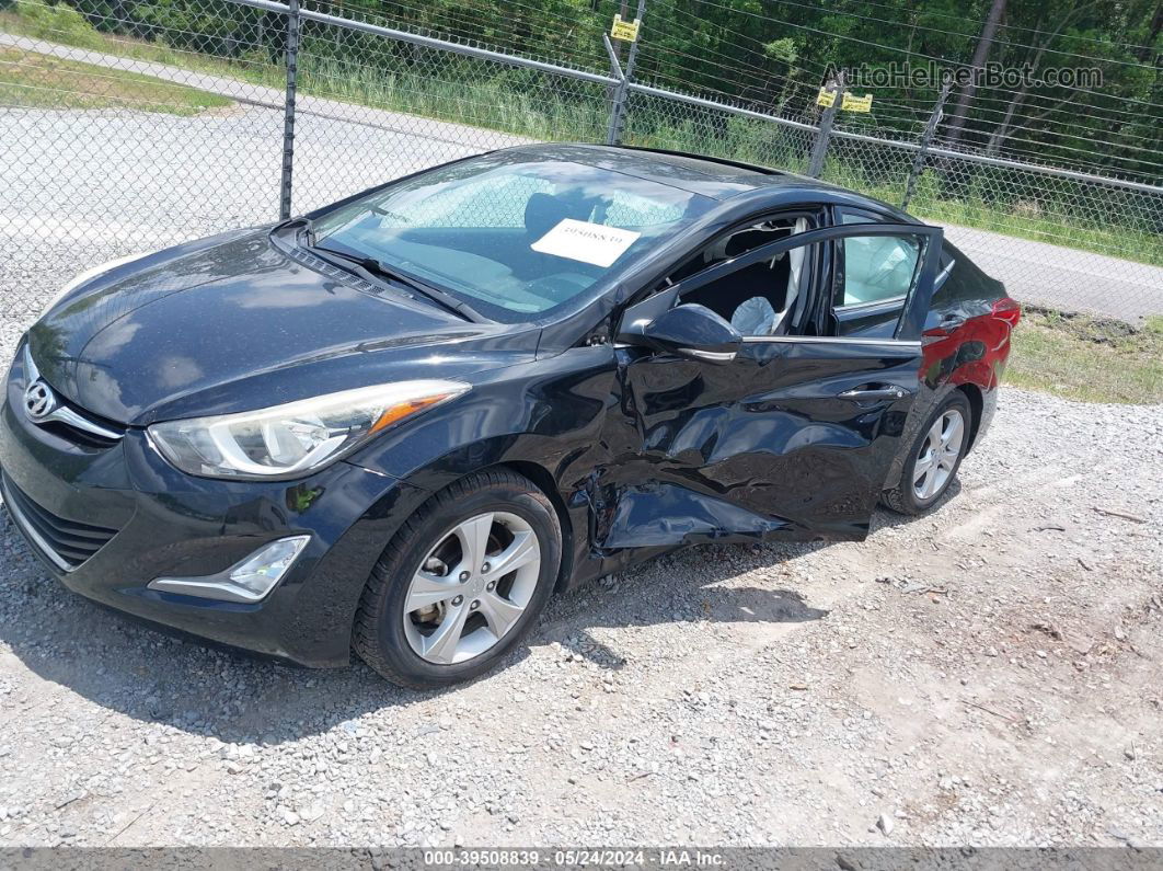 2016 Hyundai Elantra Value Edition Black vin: KMHDH4AE1GU479409