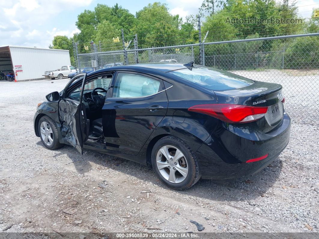 2016 Hyundai Elantra Value Edition Black vin: KMHDH4AE1GU479409