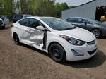 2016 Hyundai Elantra Se White vin: KMHDH4AE1GU494802