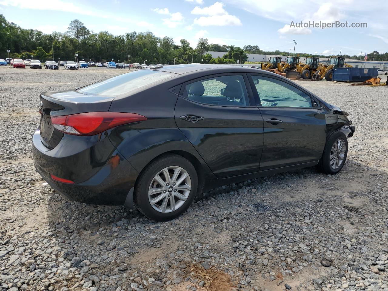 2016 Hyundai Elantra Se Black vin: KMHDH4AE1GU561592