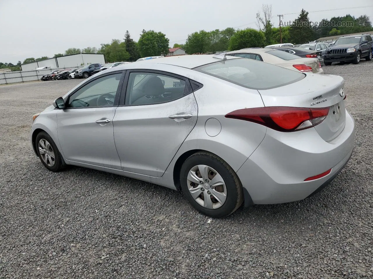 2016 Hyundai Elantra Se Silver vin: KMHDH4AE1GU588663