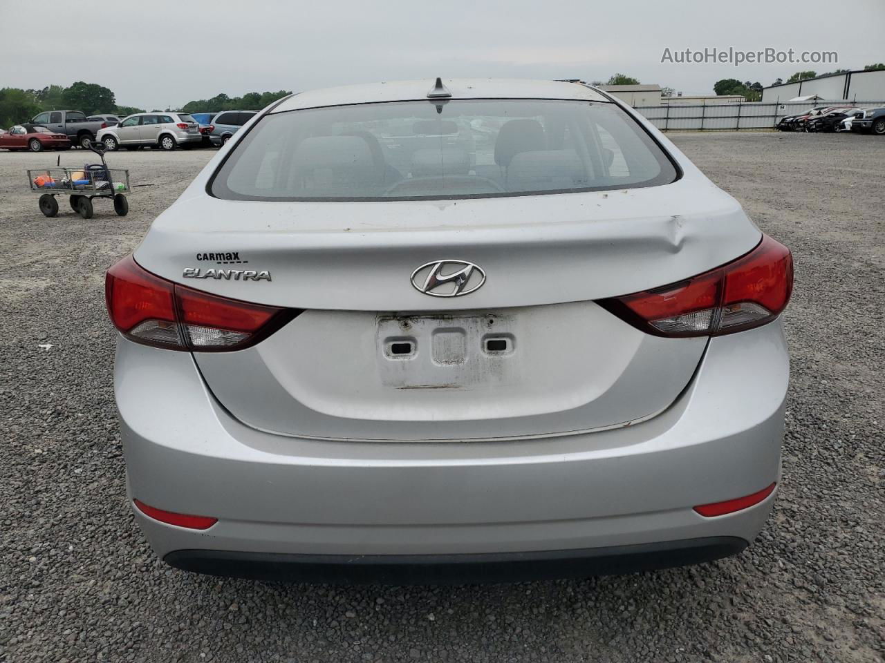 2016 Hyundai Elantra Se Серебряный vin: KMHDH4AE1GU588663