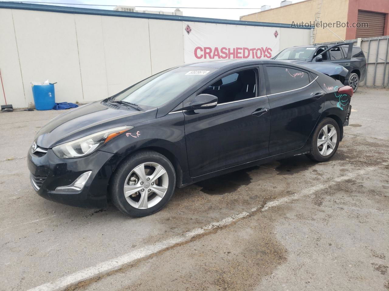 2016 Hyundai Elantra Se Black vin: KMHDH4AE1GU626649