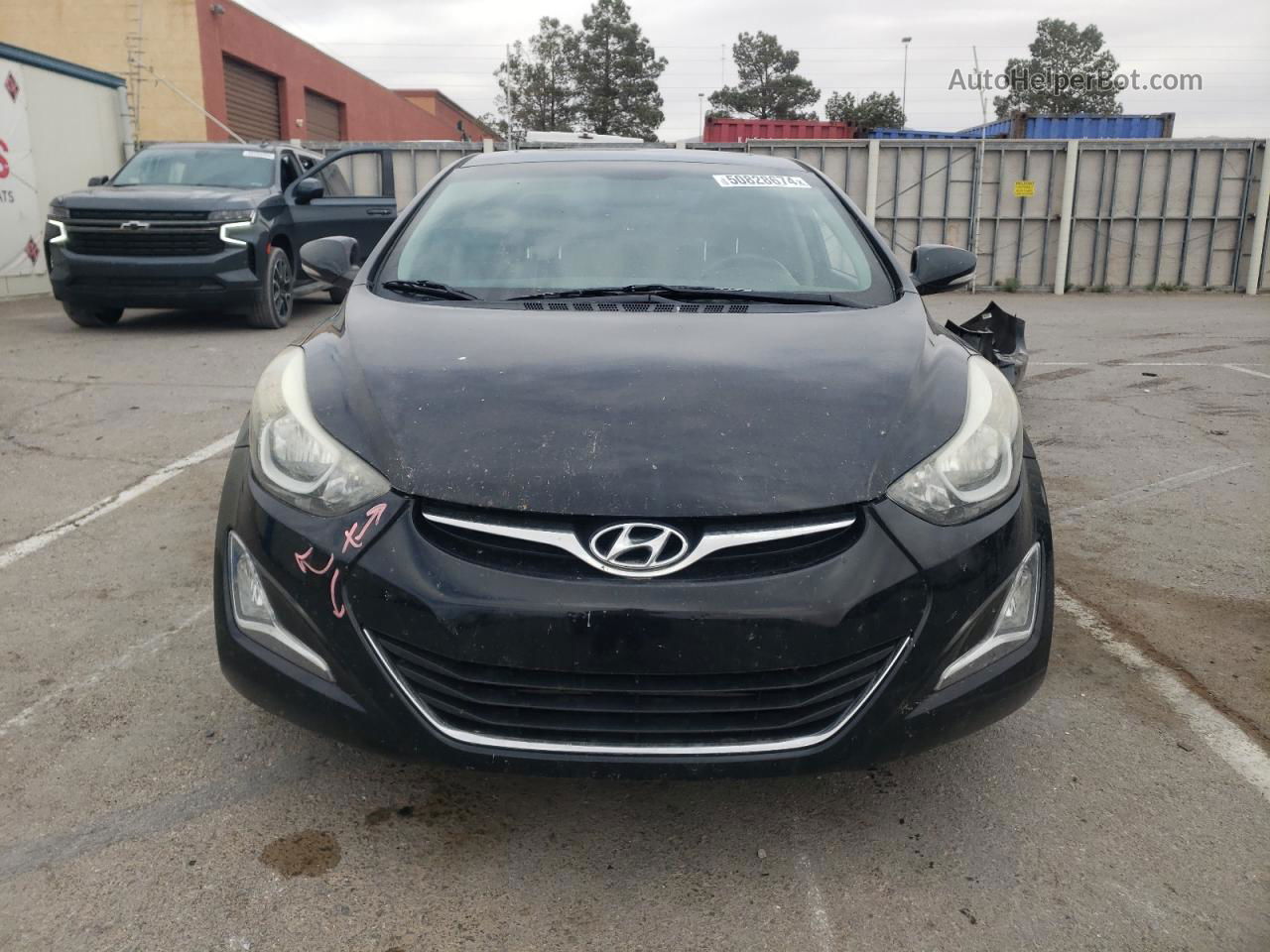 2016 Hyundai Elantra Se Black vin: KMHDH4AE1GU626649