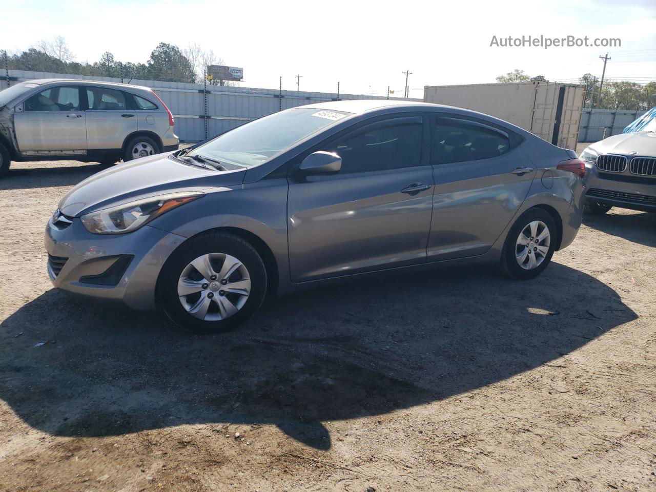 2016 Hyundai Elantra Se Серый vin: KMHDH4AE1GU642334