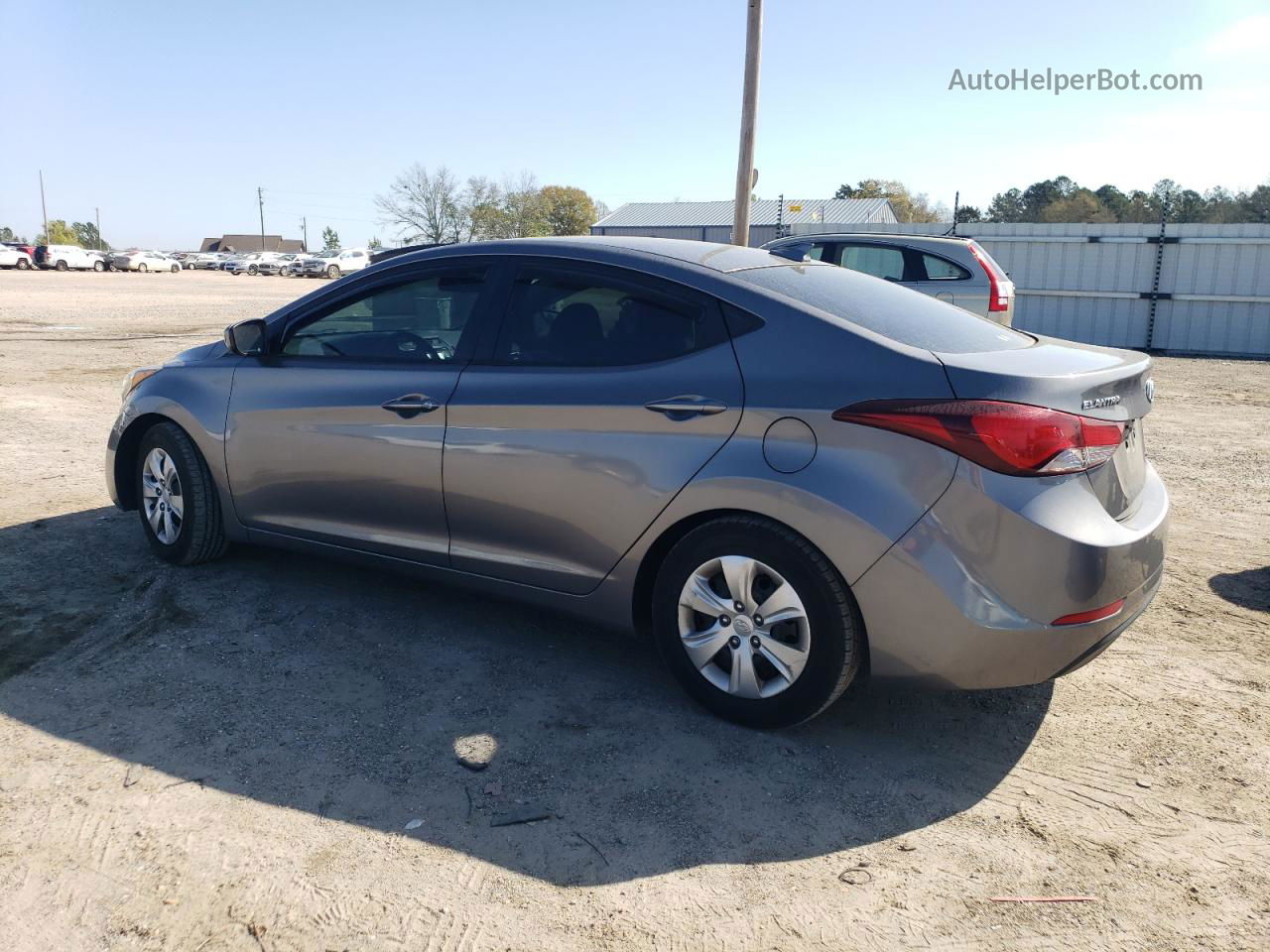 2016 Hyundai Elantra Se Серый vin: KMHDH4AE1GU642334