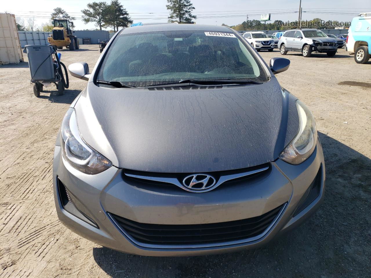 2016 Hyundai Elantra Se Серый vin: KMHDH4AE1GU642334