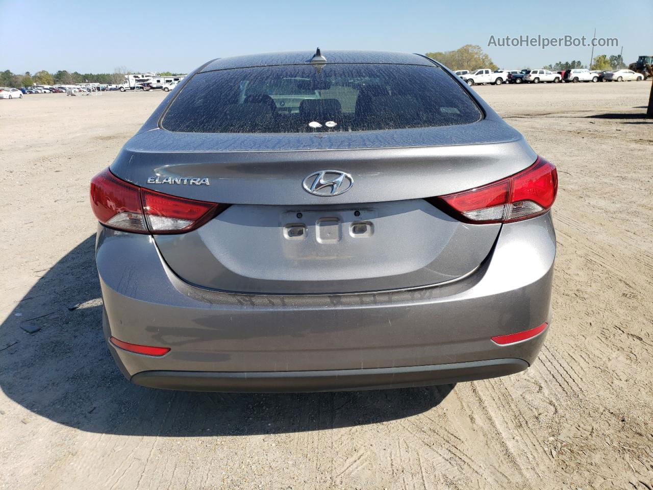 2016 Hyundai Elantra Se Серый vin: KMHDH4AE1GU642334