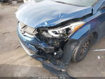 2016 Hyundai Elantra Se Синий vin: KMHDH4AE1GU651258