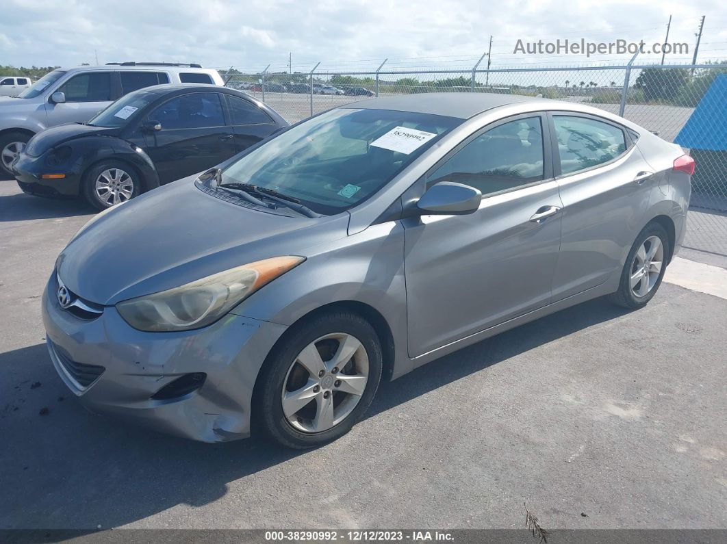 2011 Hyundai Elantra Gls Ulsan Plant Серебряный vin: KMHDH4AE2BU082588