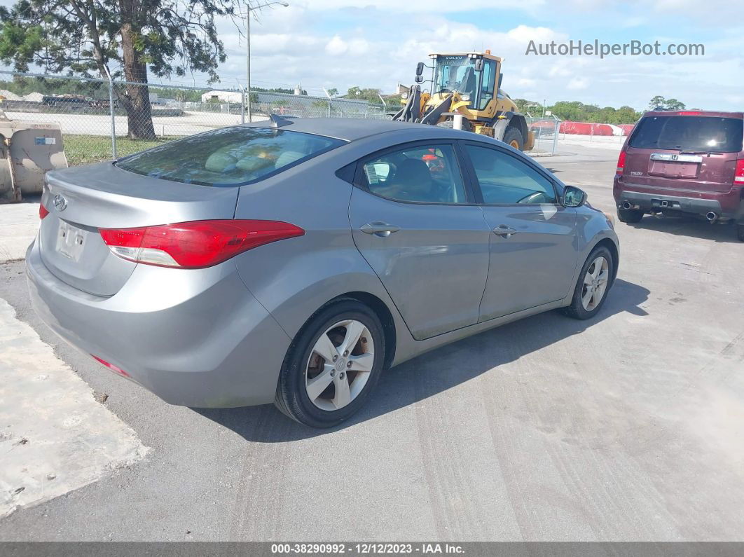 2011 Hyundai Elantra Gls Ulsan Plant Silver vin: KMHDH4AE2BU082588