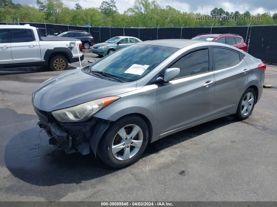 2011 Hyundai Elantra Gls (ulsan Plant) Gray vin: KMHDH4AE2BU104329