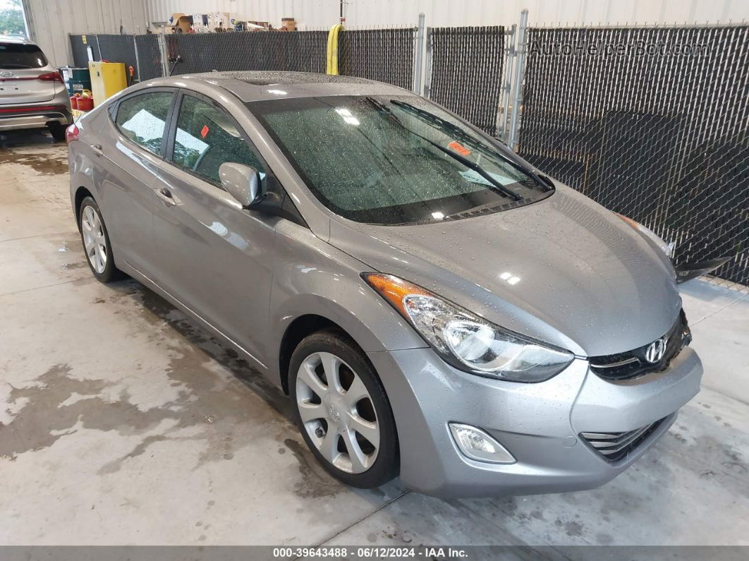 2011 Hyundai Elantra Limited (ulsan Plant) Серый vin: KMHDH4AE2BU149996