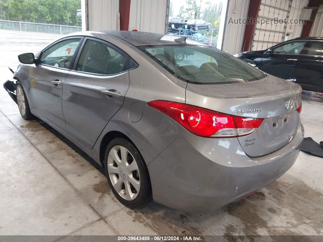 2011 Hyundai Elantra Limited (ulsan Plant) Gray vin: KMHDH4AE2BU149996