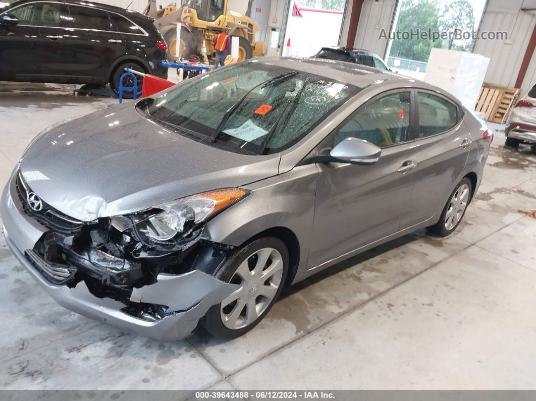 2011 Hyundai Elantra Limited (ulsan Plant) Gray vin: KMHDH4AE2BU149996