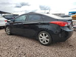 2011 Hyundai Elantra Gls Black vin: KMHDH4AE2BU159105