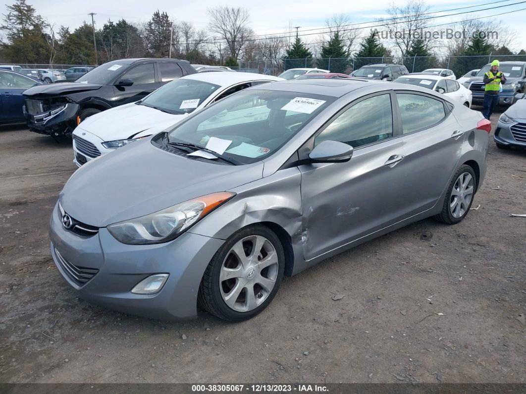 2011 Hyundai Elantra Limited (ulsan Plant) Gray vin: KMHDH4AE2BU159525