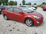 2012 Hyundai Elantra Gls Red vin: KMHDH4AE2CU310736