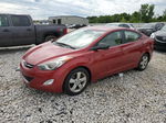 2012 Hyundai Elantra Gls Red vin: KMHDH4AE2CU310736