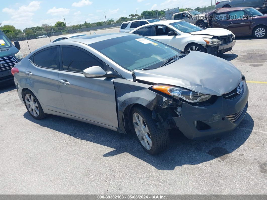 2012 Hyundai Elantra Limited (ulsan Plant) Gray vin: KMHDH4AE2CU332476