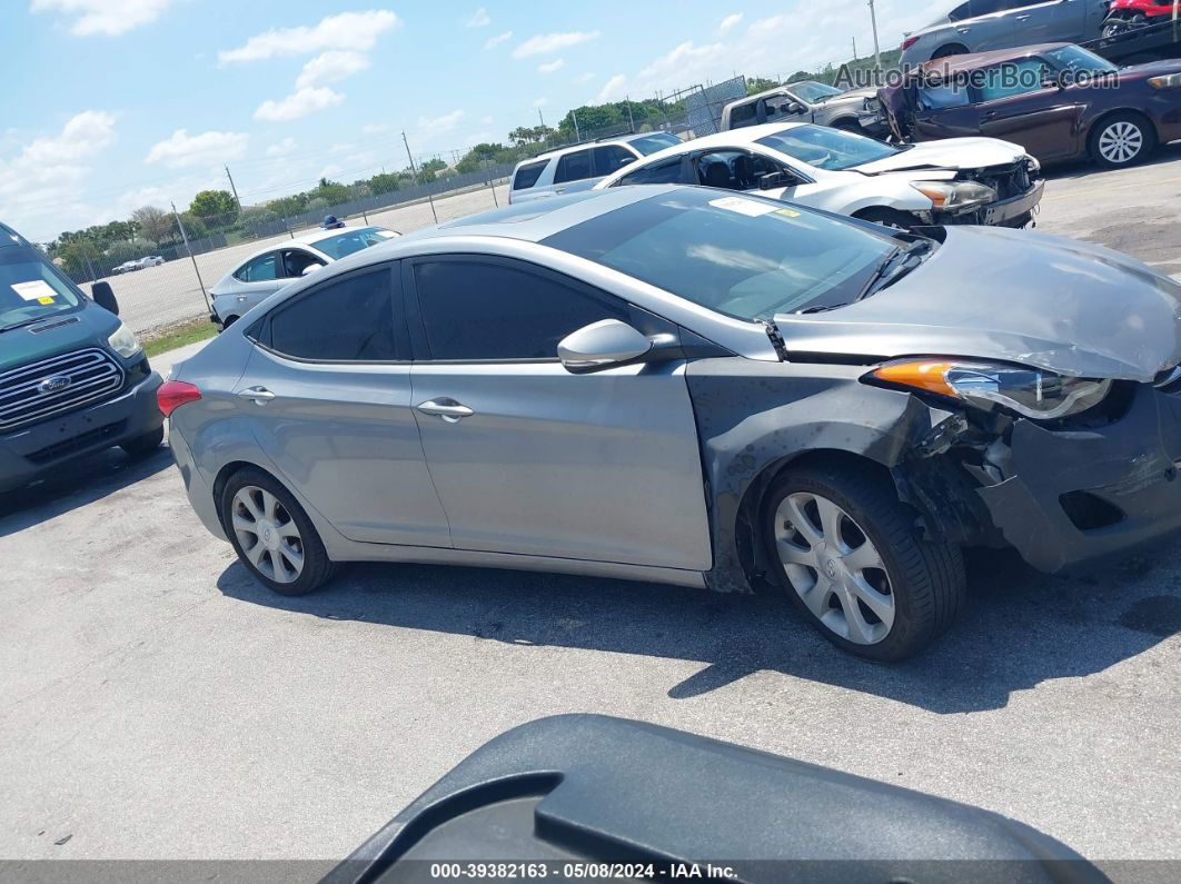 2012 Hyundai Elantra Limited (ulsan Plant) Gray vin: KMHDH4AE2CU332476