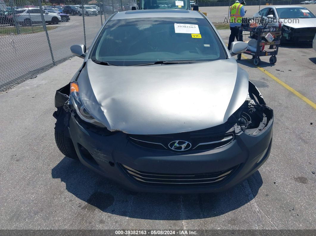 2012 Hyundai Elantra Limited (ulsan Plant) Серый vin: KMHDH4AE2CU332476