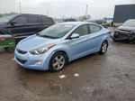 2012 Hyundai Elantra Gls Blue vin: KMHDH4AE2CU435218