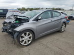 2012 Hyundai Elantra Gls Gray vin: KMHDH4AE2CU492437