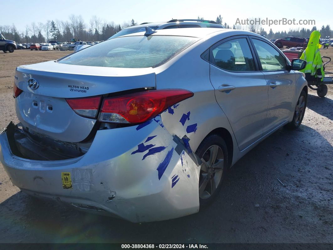 2013 Hyundai Elantra Gls Серебряный vin: KMHDH4AE2DU545199