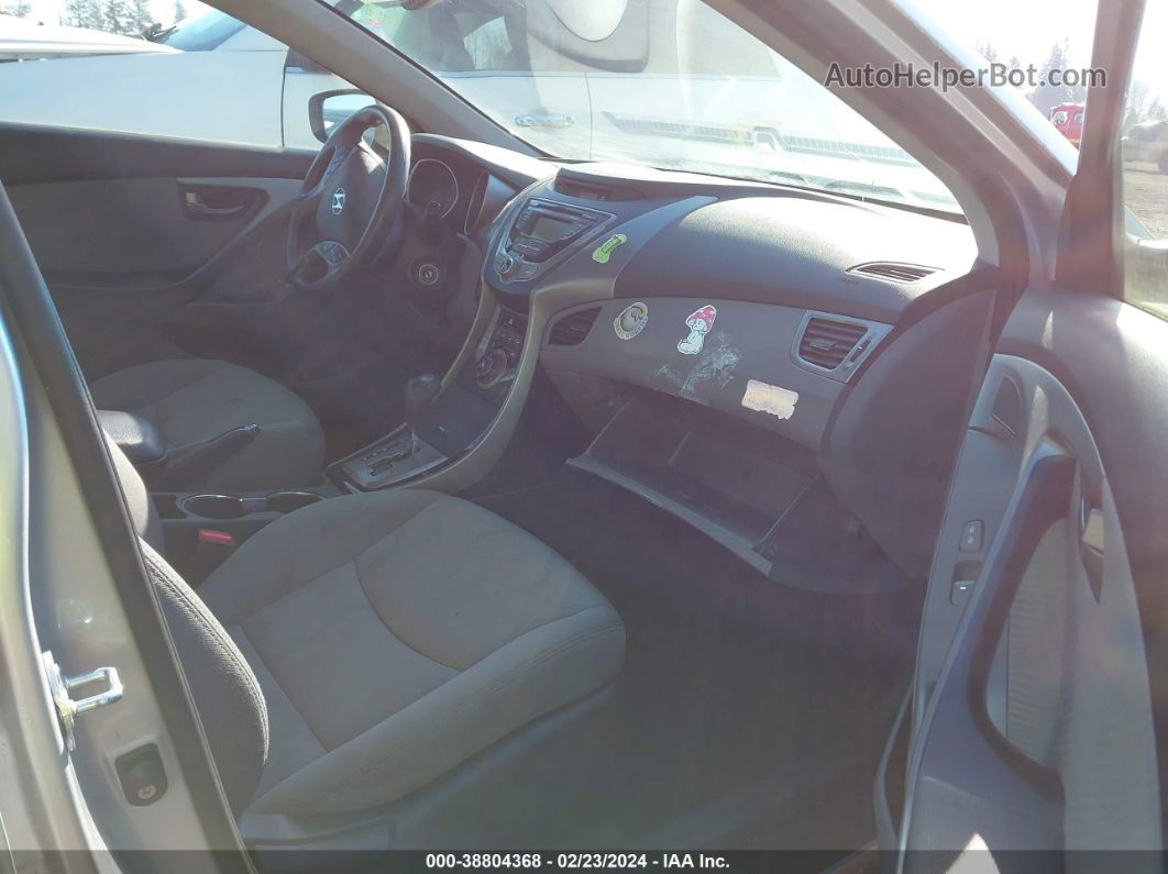 2013 Hyundai Elantra Gls Серебряный vin: KMHDH4AE2DU545199