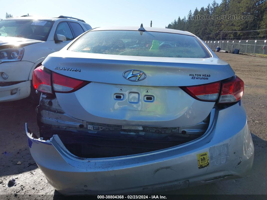 2013 Hyundai Elantra Gls Серебряный vin: KMHDH4AE2DU545199