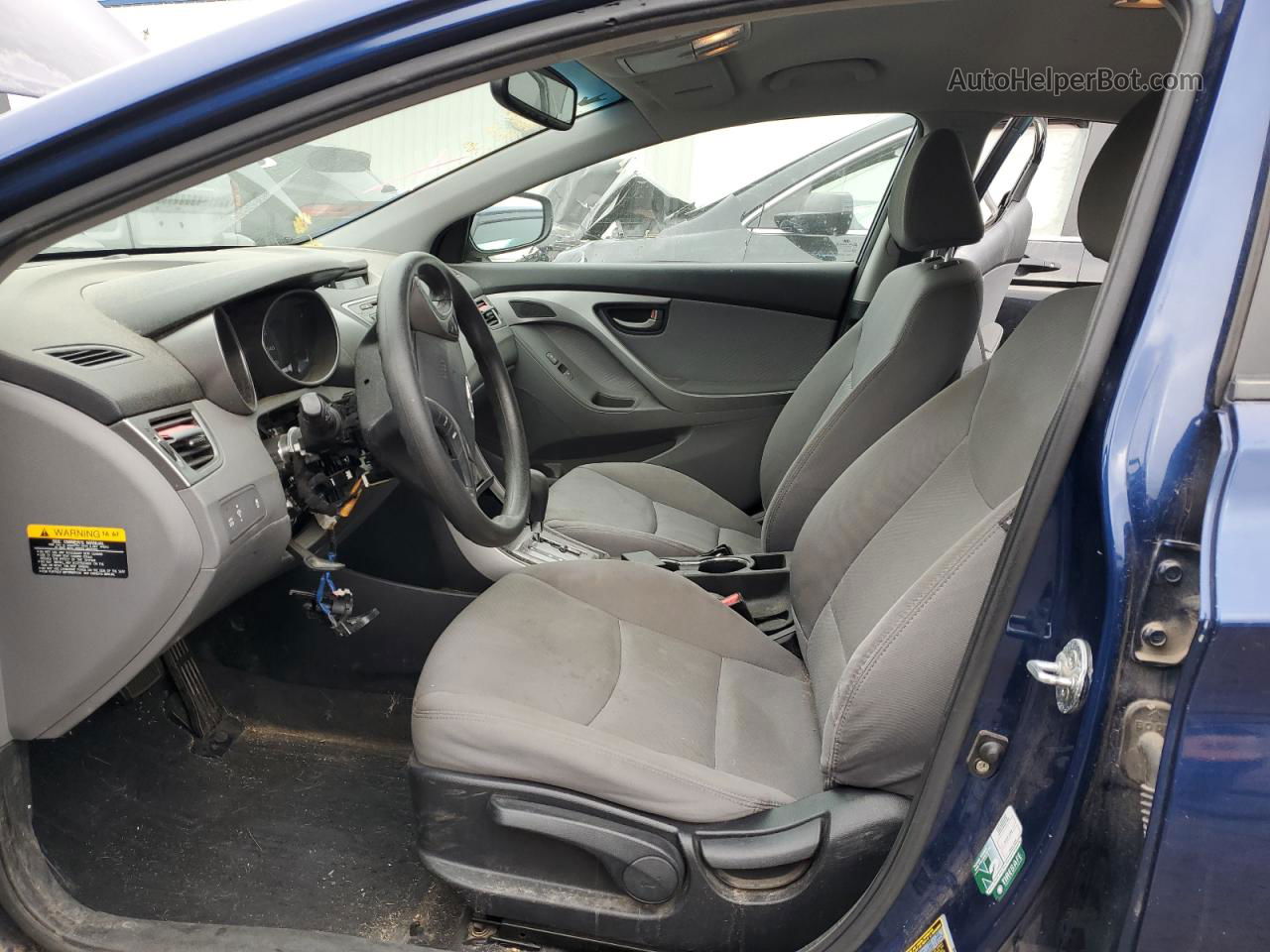 2013 Hyundai Elantra Gls Blue vin: KMHDH4AE2DU728327