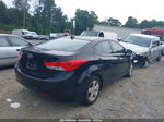 2013 Hyundai Elantra Gls Black vin: KMHDH4AE2DU845048