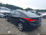 2013 Hyundai Elantra Gls Black vin: KMHDH4AE2DU845048