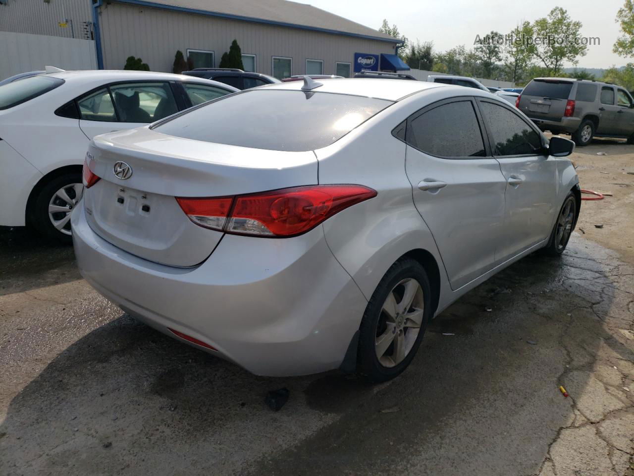 2013 Hyundai Elantra Gls Серый vin: KMHDH4AE2DU983432