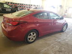 2014 Hyundai Elantra Se Red vin: KMHDH4AE2EU065911