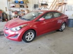 2014 Hyundai Elantra Se Red vin: KMHDH4AE2EU065911