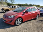 2014 Hyundai Elantra Se Red vin: KMHDH4AE2EU065911