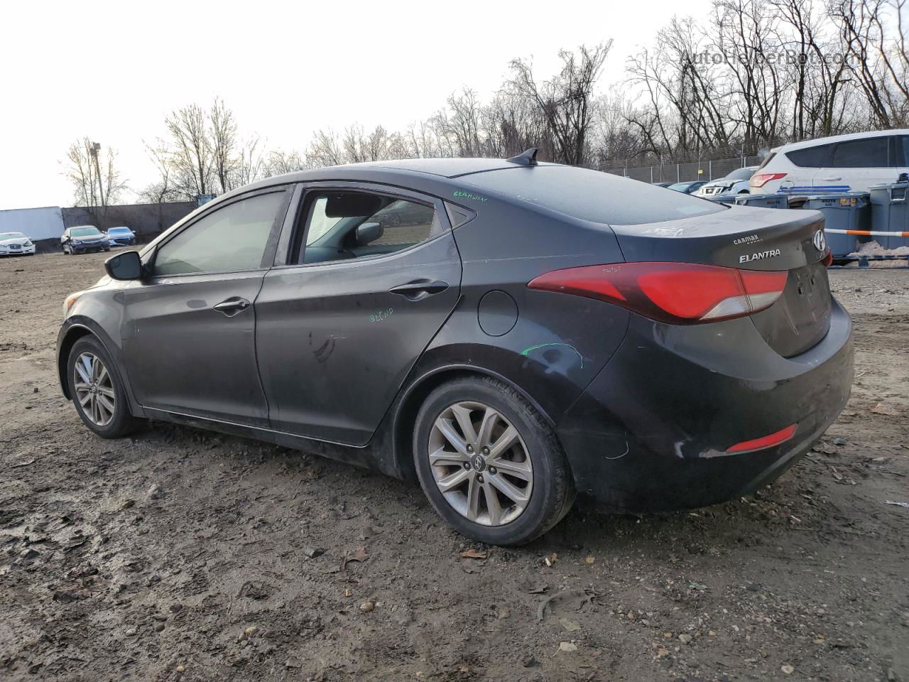 2014 Hyundai Elantra Se Blue vin: KMHDH4AE2EU100527