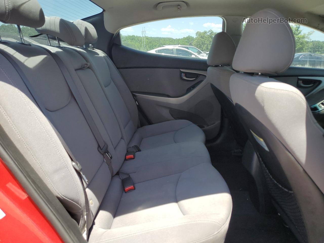 2014 Hyundai Elantra Se Красный vin: KMHDH4AE2EU118476