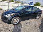 2014 Hyundai Elantra Se Black vin: KMHDH4AE2EU218710