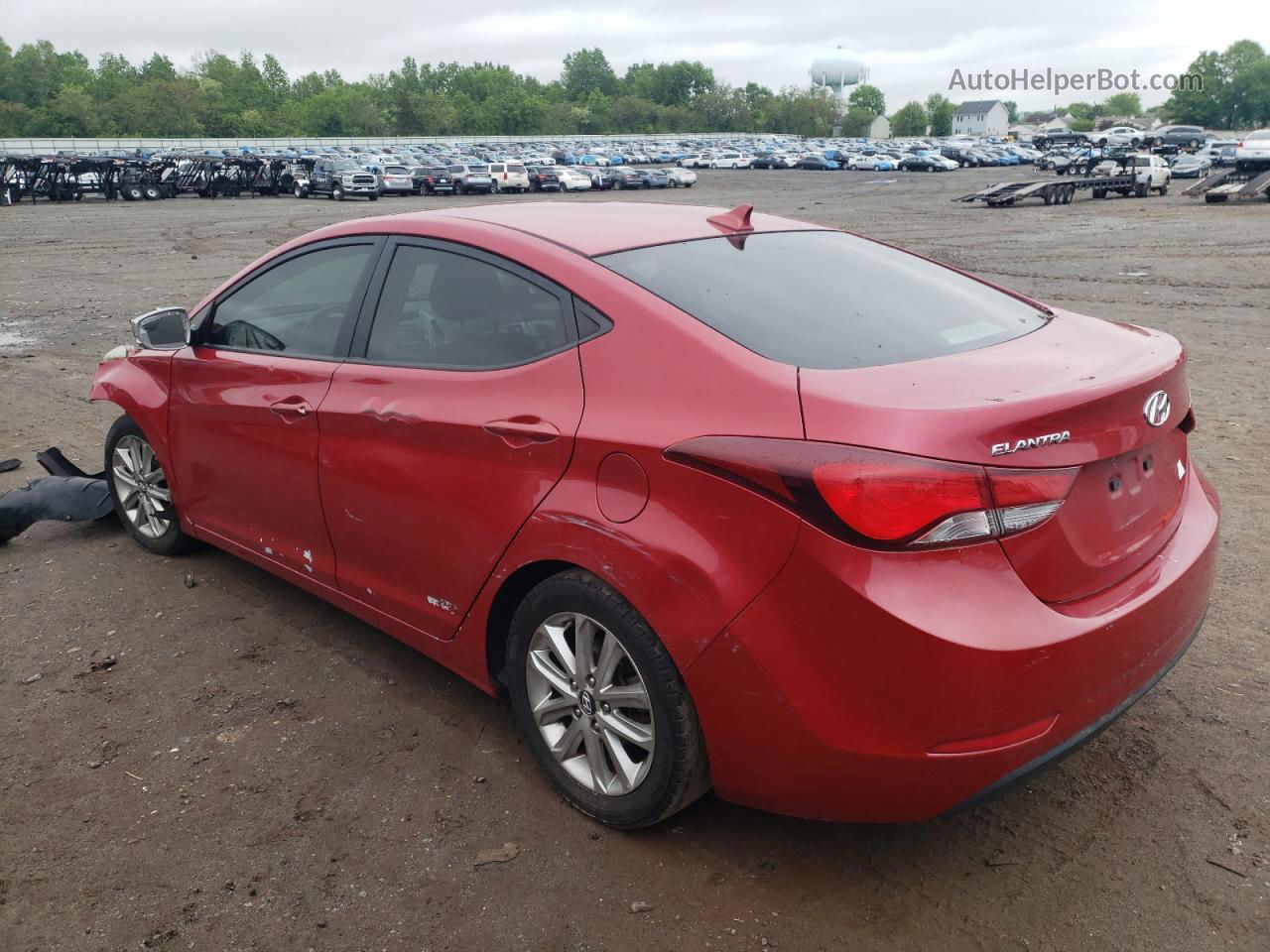 2015 Hyundai Elantra Se Red vin: KMHDH4AE2FU251031