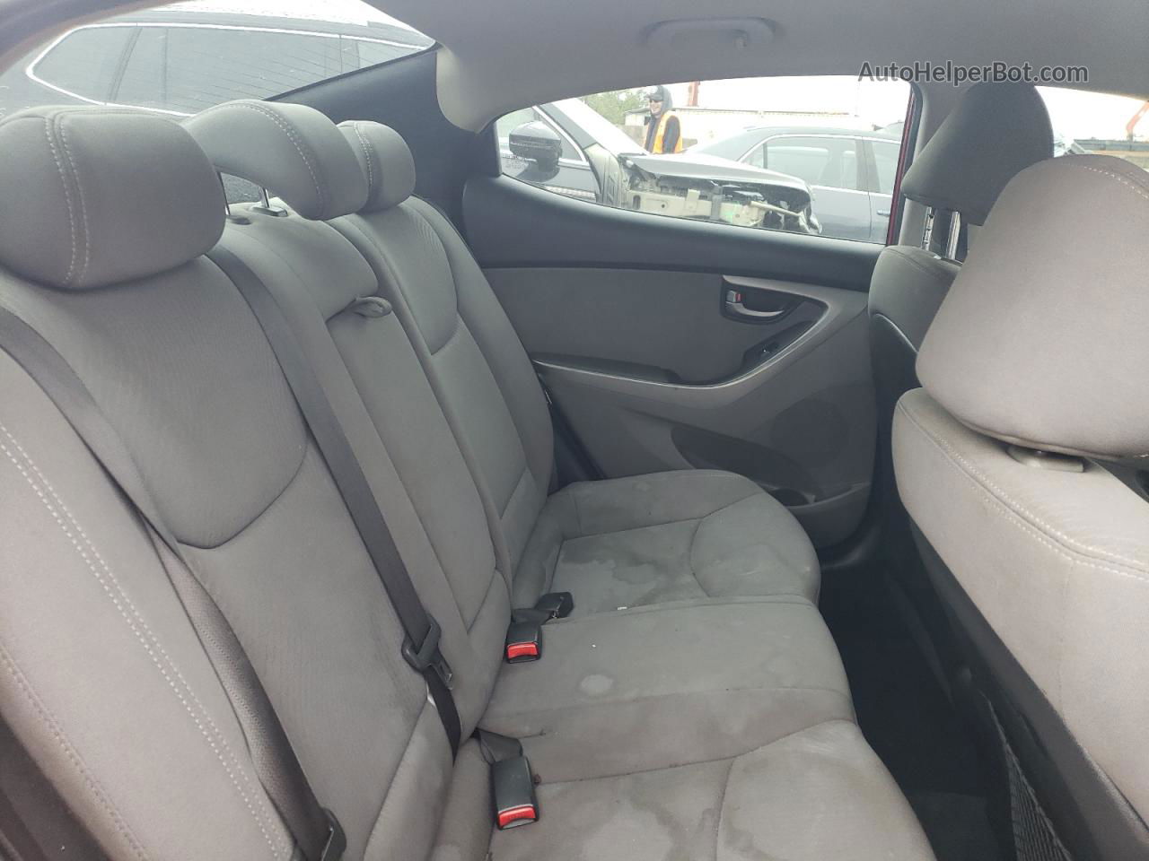 2015 Hyundai Elantra Se Красный vin: KMHDH4AE2FU251031